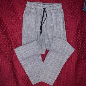 Plaid joggers_SHEIN
